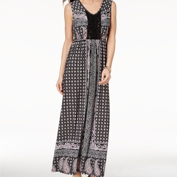 Style & Co. Other - Style & Co Crocheted Maxi Dress NWT